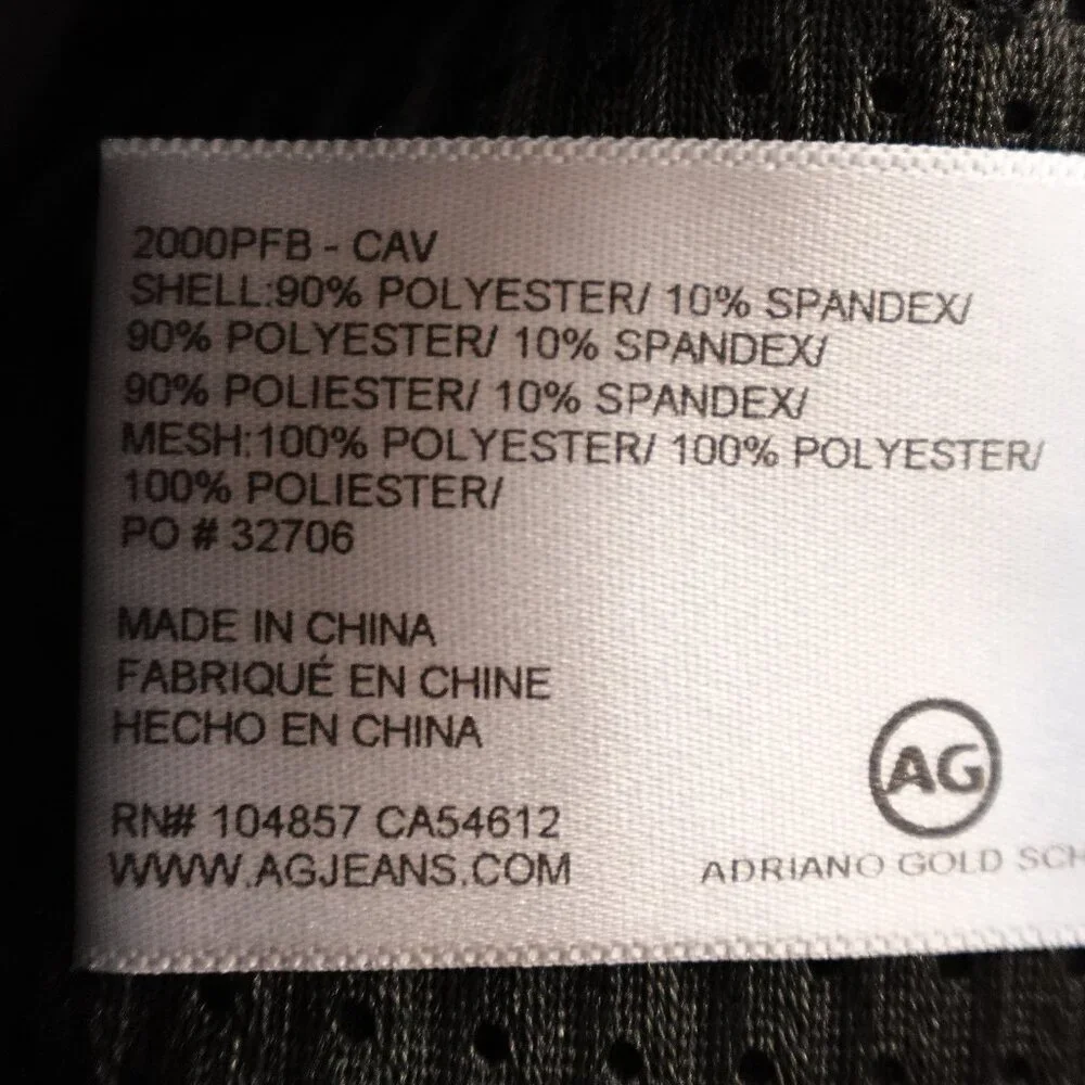 Adriano Goldschmied‎ green label pant 35x30 black lightweight golf
